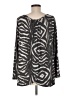 Liquido Gray Long Sleeve Blouse Size M - photo 2
