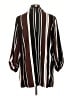 Alfani Stripes Burgundy Blazer Size L - photo 2