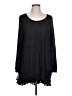 Chan Luu 100% Viscose Black Long Sleeve Top Size L - photo 1