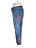 Chico's Graphic Blue Jeans Size Lg (2.5) - photo 5