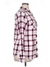 White Mark 100% Polyester Plaid Burgundy Long Sleeve Blouse Size XL - photo 4