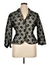 AK Anne Klein 100% Nylon Black Blazer Size 16 - photo 1