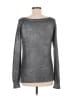 Ella Moss Metallic Gray Pullover Sweater Size M - photo 2