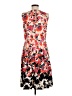 Talbots Print Red Cocktail Dress Size 8 - photo 2