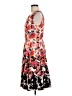 Talbots Print Red Cocktail Dress Size 8 - photo 5
