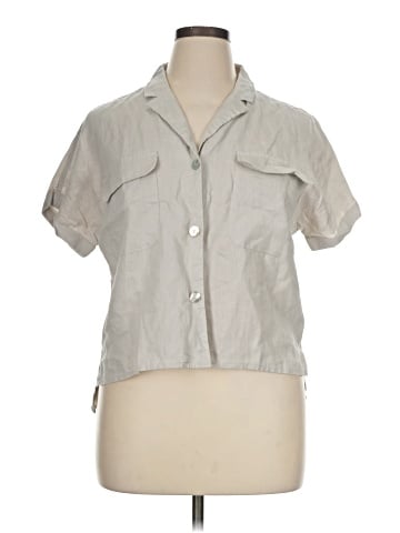 Tahari Short Sleeve Blouse (view 1)