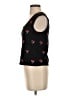 Susan Lawrence Black Sleeveless Top Size S - photo 5