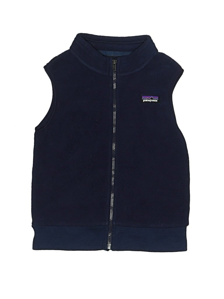Pre-owned Patagonia Kids' Vest In Blue