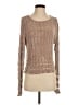 Clio Metallic Tan Pullover Sweater Size S - photo 1
