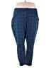 Hot Topic Plaid Blue Casual Pants Size 4X (4) - photo 1