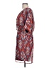 Emmelee 100% Polyester Print Red Cocktail Dress Size L - photo 5
