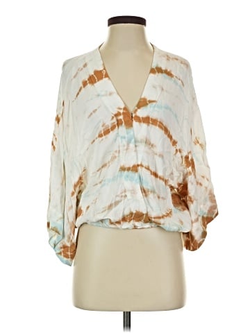 Young Fabulous & Broke 3/4 Sleeve Blouse (view 1)