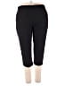 Sag Harbor Solid Black Active Pants Size 18 - photo 1