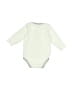 Hb 100% Cotton Ivory Long Sleeve Onesie Size 3-6 mo - photo 2