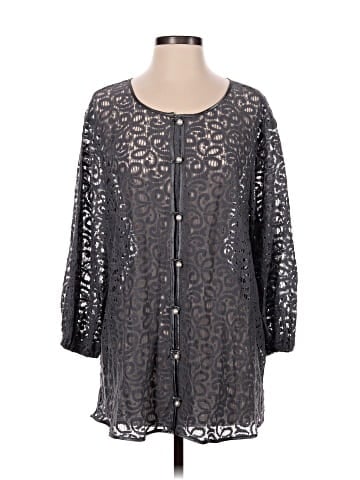 Dennis by Dennis Basso 3/4 Sleeve Blouse (view 1)