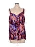 Trimshaper Purple Sleeveless Blouse Size 18W - photo 1