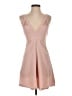 BCBGeneration 100% Polyester Solid Pink Cocktail Dress Size 0 - photo 1