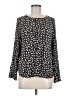Hinge 100% Rayon Black Long Sleeve Blouse Size M - photo 1