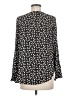 Hinge 100% Rayon Black Long Sleeve Blouse Size M - photo 2