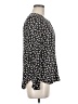 Hinge 100% Rayon Black Long Sleeve Blouse Size M - photo 4