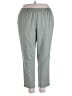 Alfred Dunner Solid Gray Casual Pants Size 18W - photo 1