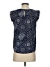 Monteau Blue Sleeveless Blouse Size S - photo 2