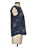 Monteau Blue Sleeveless Blouse Size S - photo 4