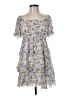 Thirty/Thirty 100% Polyester Floral Blue Cocktail Dress Size M - photo 1