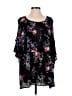 Bobeau 100% Polyester Black 3/4 Sleeve Blouse Size 2X - photo 1