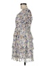 Thirty/Thirty 100% Polyester Floral Blue Cocktail Dress Size M - photo 5