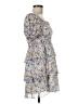Thirty/Thirty 100% Polyester Floral Blue Cocktail Dress Size M - photo 4