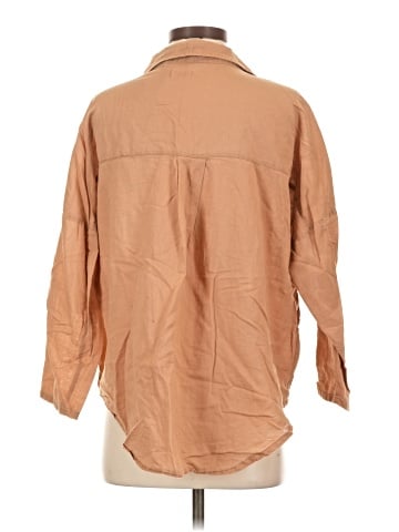 Assorted Brands 3/4 Sleeve Button-Down Shirt (view 2)