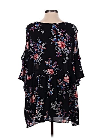 Bobeau 3/4 Sleeve Blouse (view 2)