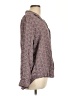 Grayson 100% Lyocell Print Brown Long Sleeve Blouse Size Lg (4) - photo 4