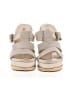 Ugg 100% Leather Tan Gold Wedges Size 7 - photo 2