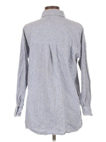 Zara Basic Long Sleeve Button-Down Shirt (view 2)
