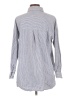 Zara Basic Stripes Blue Long Sleeve Button-Down Shirt Size L - photo 2