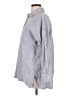 Zara Basic Stripes Blue Long Sleeve Button-Down Shirt Size L - photo 5
