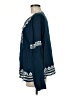 Parker 100% Rayon Blue Long Sleeve Blouse Size M - photo 5