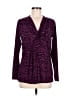 Rafaella Purple Long Sleeve Blouse Size M - photo 1