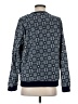 Uniqlo 100% Polyester Print Blue Pullover Sweater Size S - photo 2