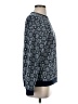Uniqlo 100% Polyester Print Blue Pullover Sweater Size S - photo 4