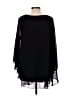 Bali 100% Polyester Black 3/4 Sleeve Blouse Size XXL - photo 2