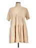 Pull&Bear Tan Short Sleeve Blouse Size L - photo 1