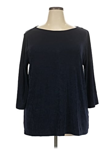 Travelers by Chico's 3/4 Sleeve T-Shirt (view 1)