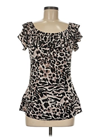 Essentials Short Sleeve Blouse (view 1)