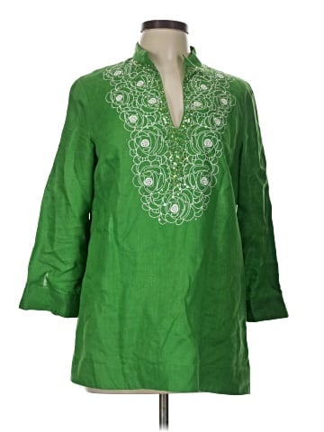 Lafayette 148 New York 3/4 Sleeve Blouse (view 1)