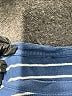 Unbranded 100% Cotton Stripes Blue Short Sleeve Henley Size 10 - 12 - photo 3