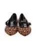 Birdies 100% Leather Animal Print Brown Flats Size 6 - photo 2