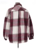 Shein 100% Polyester Plaid Burgundy Jacket Size XL - photo 2